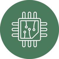 Cpu Graphic Interface Asset vector