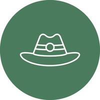 Cowboy Hat Gradient Tint Artwork vector