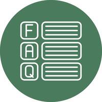 Faq Compact App Icon vector