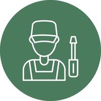 Mechanic Stylized Tech Element vector