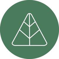 Pyramid Functional Flat Style vector