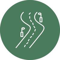 Road Interactive Display Symbol vector