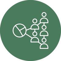 Segmentation Neon Graphic Style vector