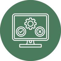 Software Testing Smooth Gradient Icon vector