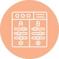 Ab Testing Contrast Art vector