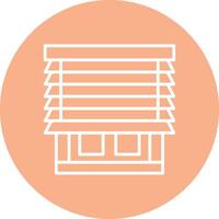 Blinds Clean Web Element vector