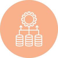 Data Integration Lined Visual Concept vector