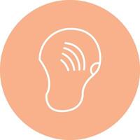 Ear Bold App Illustration vector