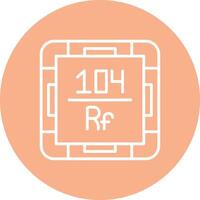 Rutherfordium Coded Design Graphic vector