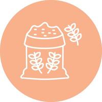 Wheat Soft Color Illustration vector