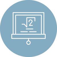 Algebra Outlined App Visual vector