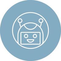 Bot Business Interface Asset vector