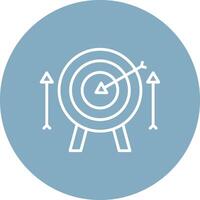 Bullseye Clean Web Element vector
