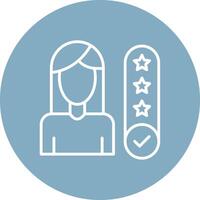 Experience Smooth Gradient Icon vector