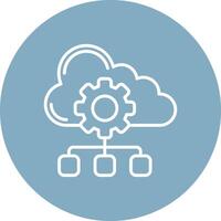Hosting Frame Icon vector