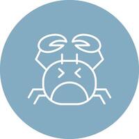 Hermit Crab Mobile App Graphic vector
