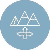 Pathway Frame Icon vector