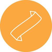 Folded Ribbon UI Toolkit Element vector