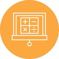 Maths Modular UI Graphic vector