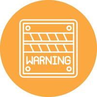 Warning Subtle UI Style vector