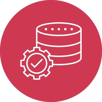 Database Storage Clean Shape Symbol vector