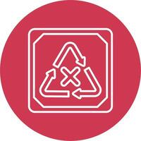 Do Not Recycle UX Inspired Design vector