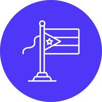 Jordan Flag Soft Shadow Design vector