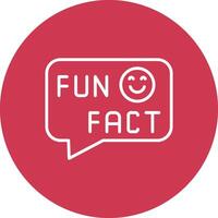 Fun Fact UX Inspired Design vector
