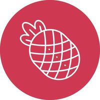 Pineapple Sharp Edge Symbol vector