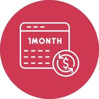 Subscription App Style Badge vector