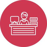 Workplace Web Interface Symbol vector