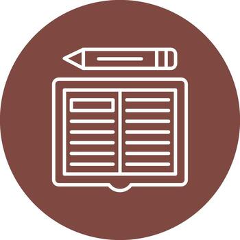 Book Digital UI Element vector