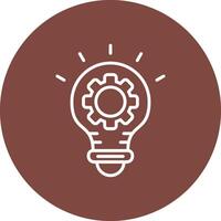 Business Solution Bold Web Icon vector