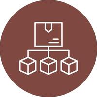 Distribution Detailed Line Sketch vector