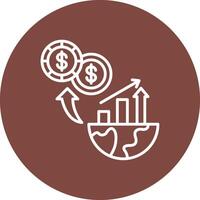 Economic Functional Flat Style vector