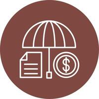 Insurance Monochrome UI Visual vector