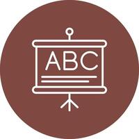 Projection Screen Mobile Ready Icon vector