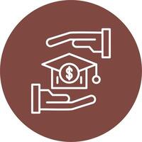 Scholarship Digital Abstract Form vector
