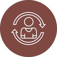 Refresh Modern App Icon vector
