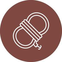 Rope Wireframe Illustration vector