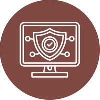 Security Dynamic Web Illustration vector