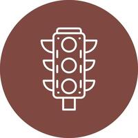 Traffic Lights Interactive Display Symbol vector