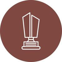 Trophy Cup Mobile App Graphic vector