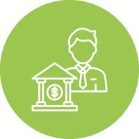 Banker User-Friendly Visual vector