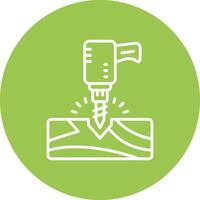 Drill Clean Shape Symbol vector