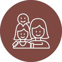 Parent Handcrafted Digital Icon vector