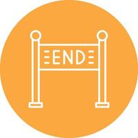 End Simple Motion Design vector