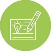 Creative Writing Minimal Concept Visual vector