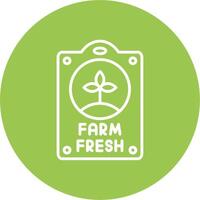 Farm Fresh Soft Color Illustration vector