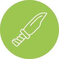 Knife Frame Icon vector